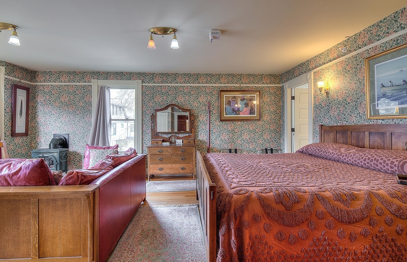 Juneau Excursions Worth Taking This Summer 2 This beautifully floral guest room is the perfect homebase for your Juneau excursions