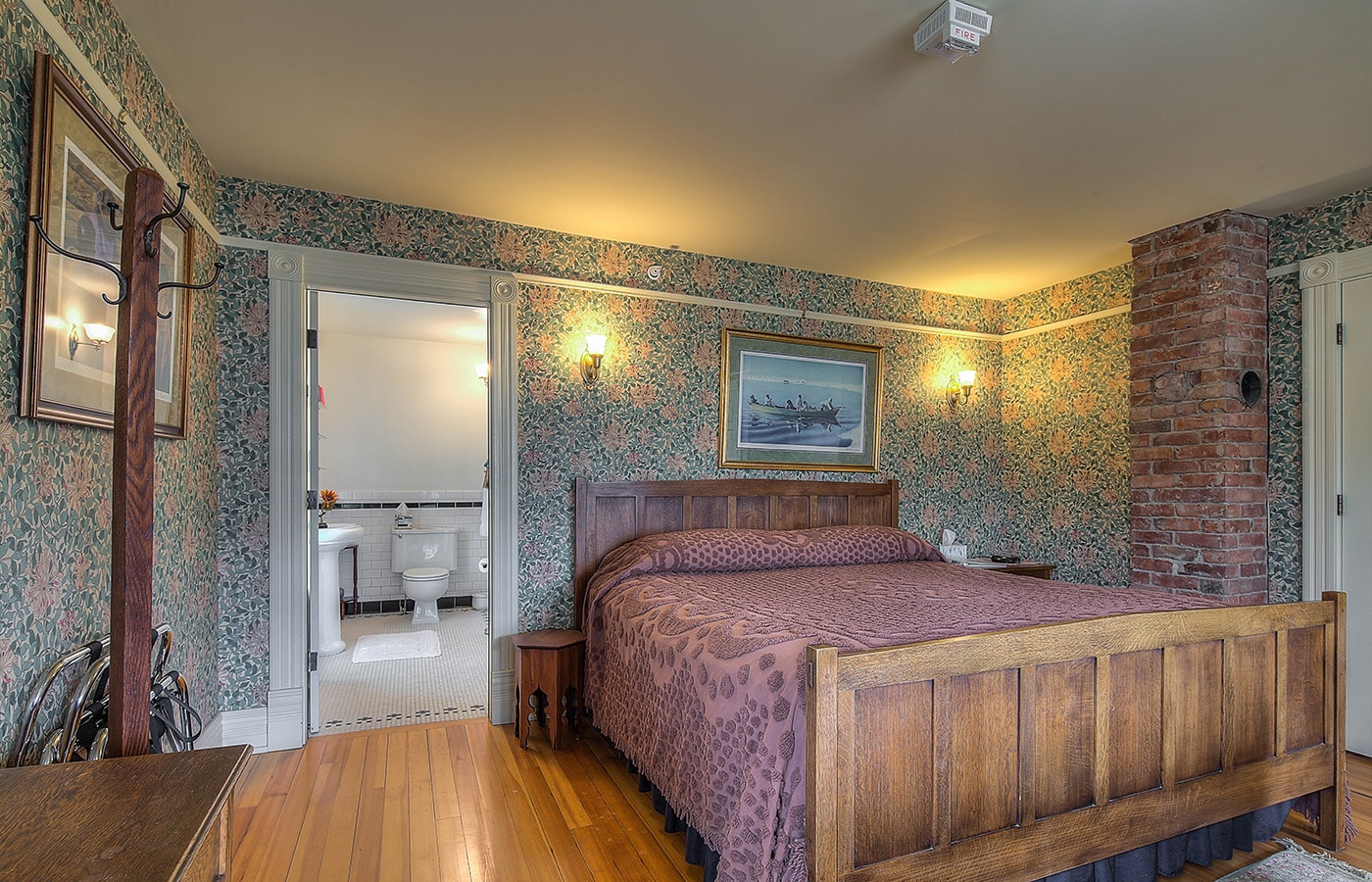 A cozy guest room at our small hotel in Juneau, the best place to stay after your Uncruise Adventures